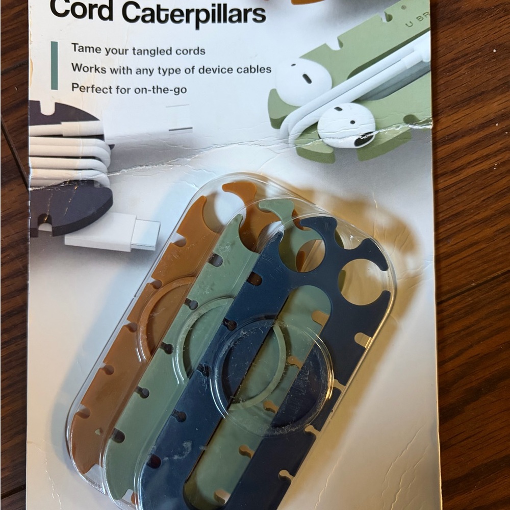 Cord Caterpillars Cable Organizers - Multi-Color Set